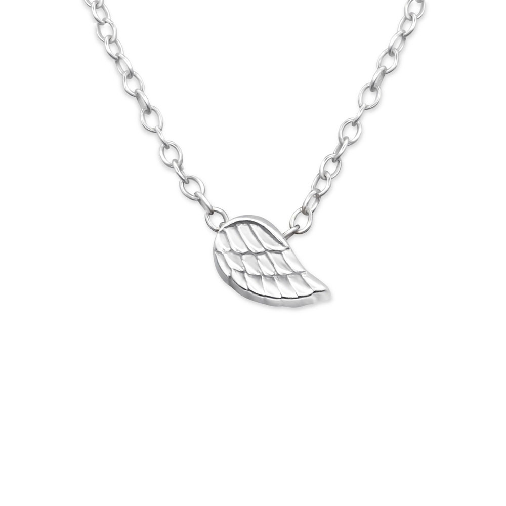 Kette silberner kleiner Flügel 45 cm 925 Silber Kette silberner kleiner Flügel 45 cm 925 Silber