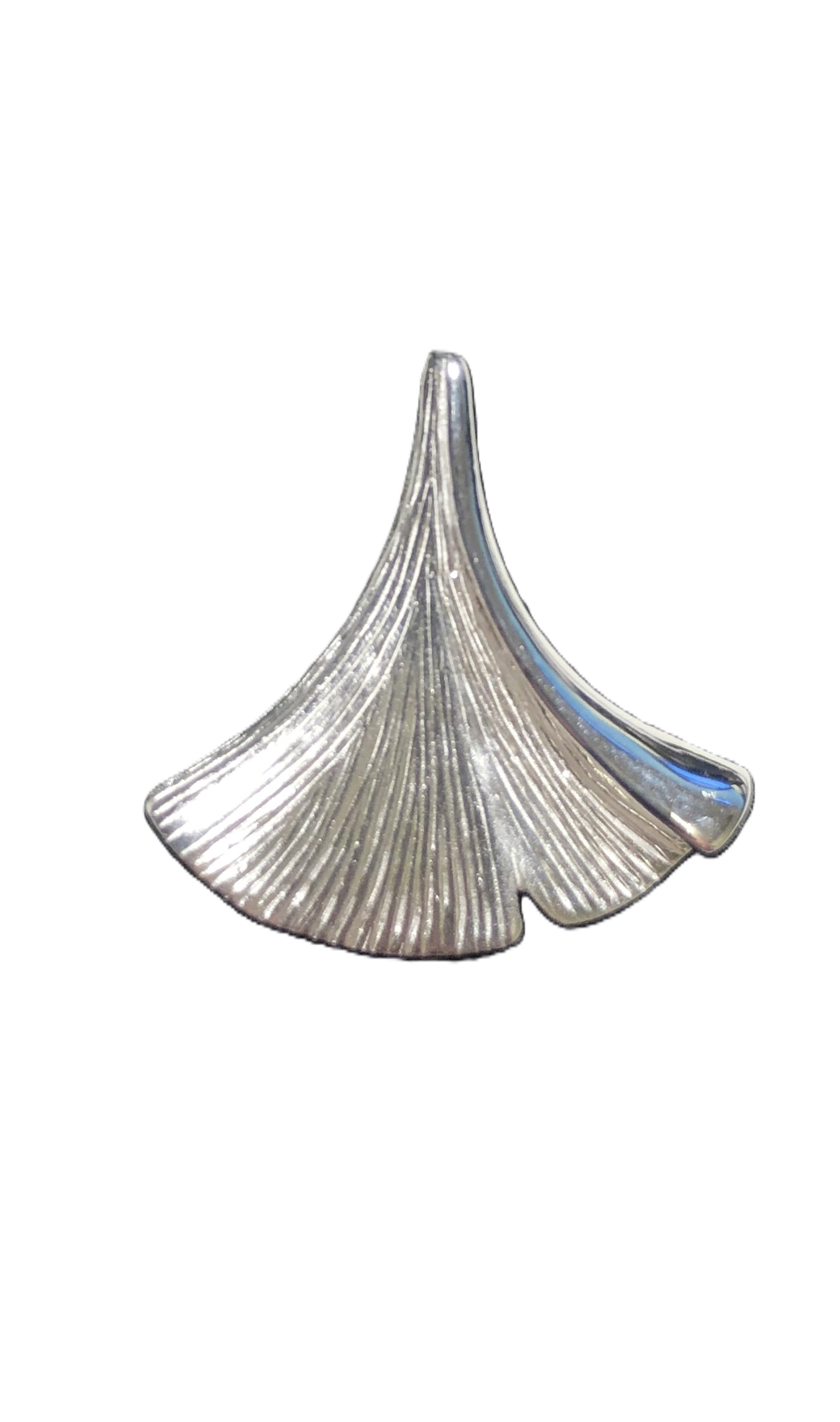 Anhänger Gingko18 mm 925 Silber Anhänger Gingko18 mm 925 Silber