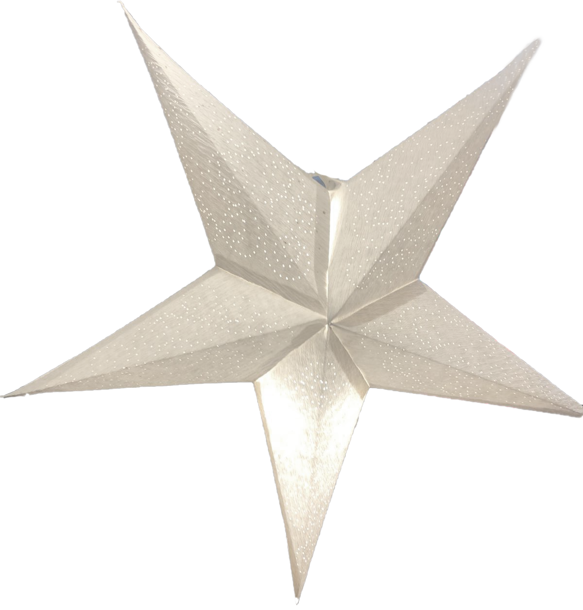 Weihnachtsstern „Weihnachtszeit“ – Weiß , schlicht