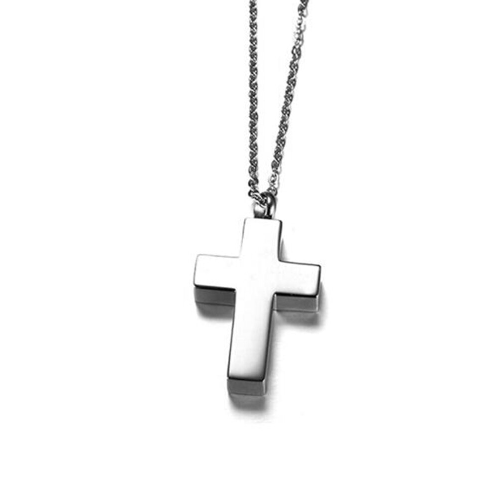 Memorial Anhänger KREUZ 6x22mm an 50 cm Kette