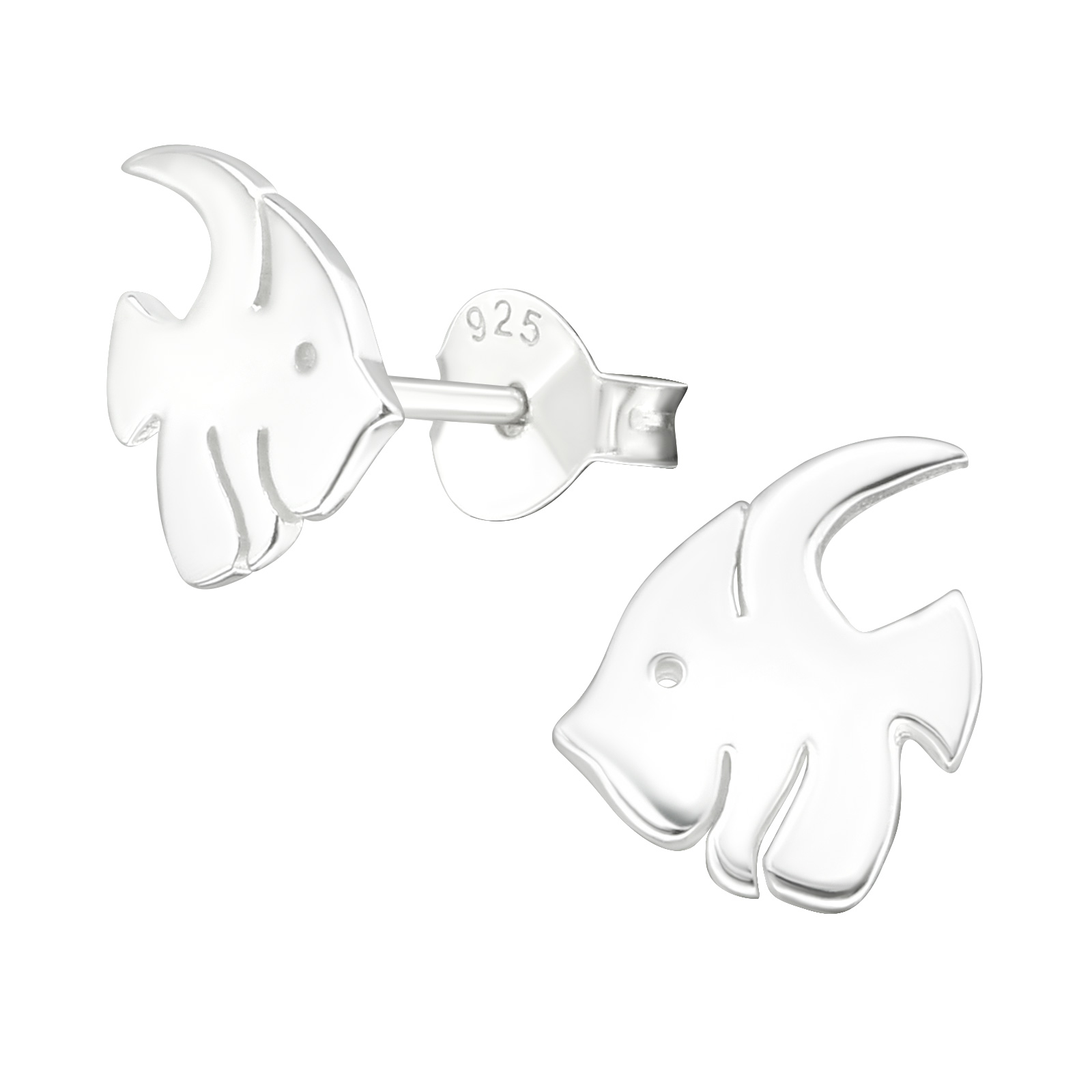 Ohrstecker Hawaii Fish 925 Silber e-coated