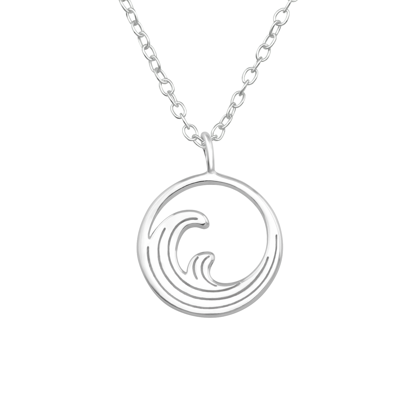Kette Welle 925 Silber 45 cm Kette Welle 925 Silber 45 cm