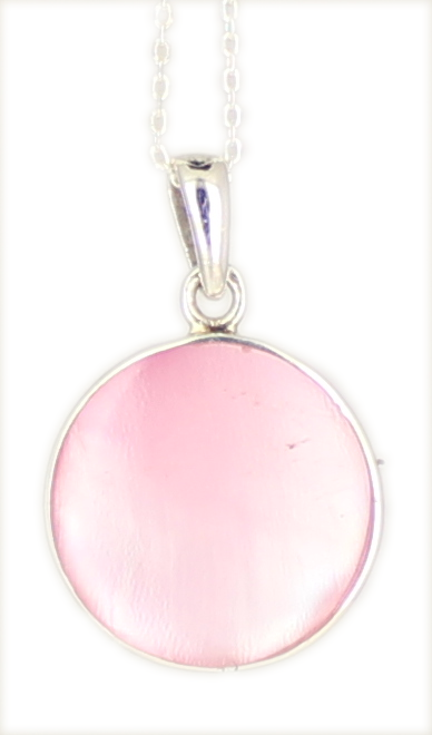 Kette 'Tree of life' Lebensbaum ROSE Mother of Pearl 925 Silber rhodiniert
