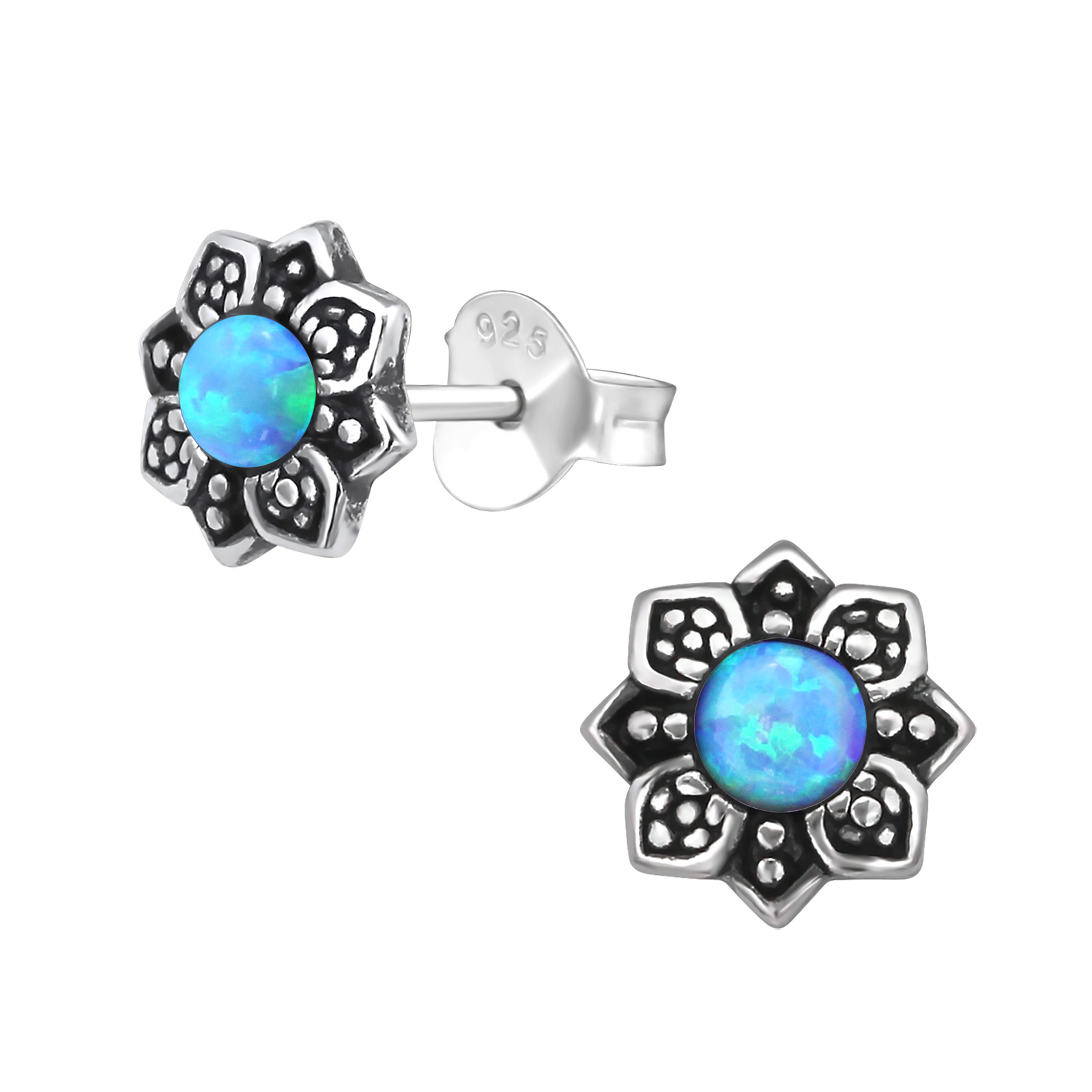 Ohrstecker Orient Azure 925 Silber