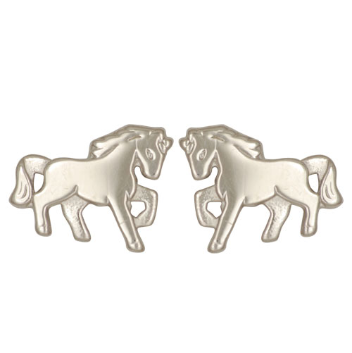 Pferd Ohrstecker 925 Silber