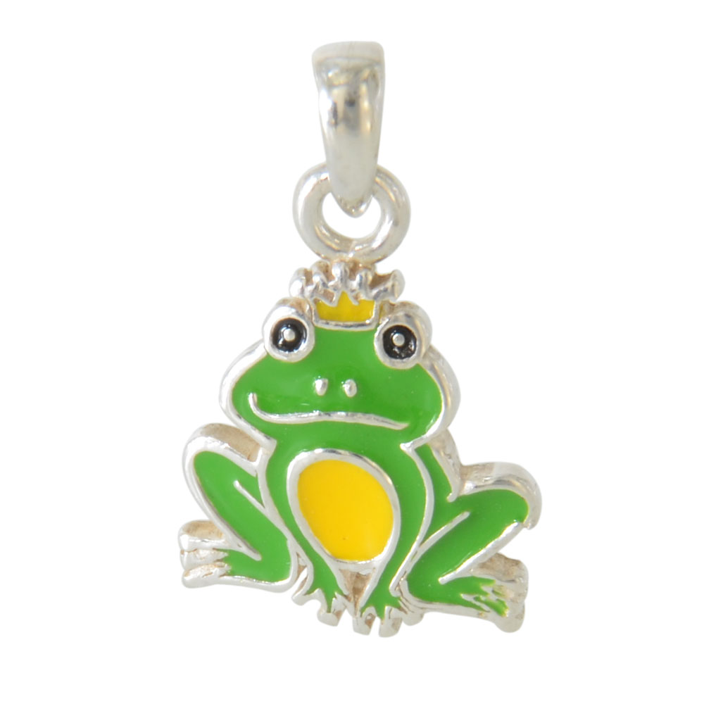 Ahrhänger 925 Silber Froschkönig