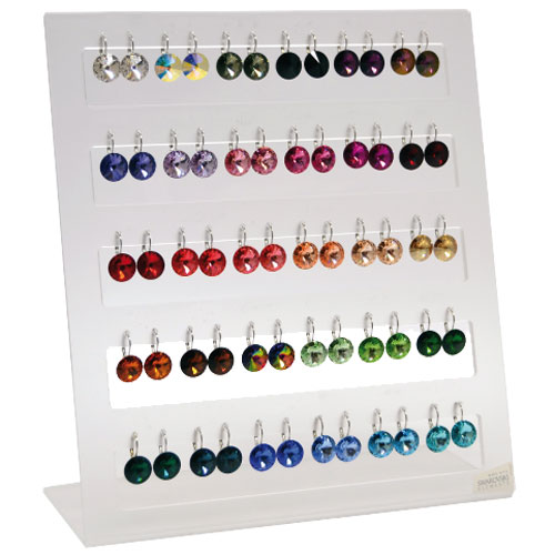 Display Ohrhänger Kristall 12 mm