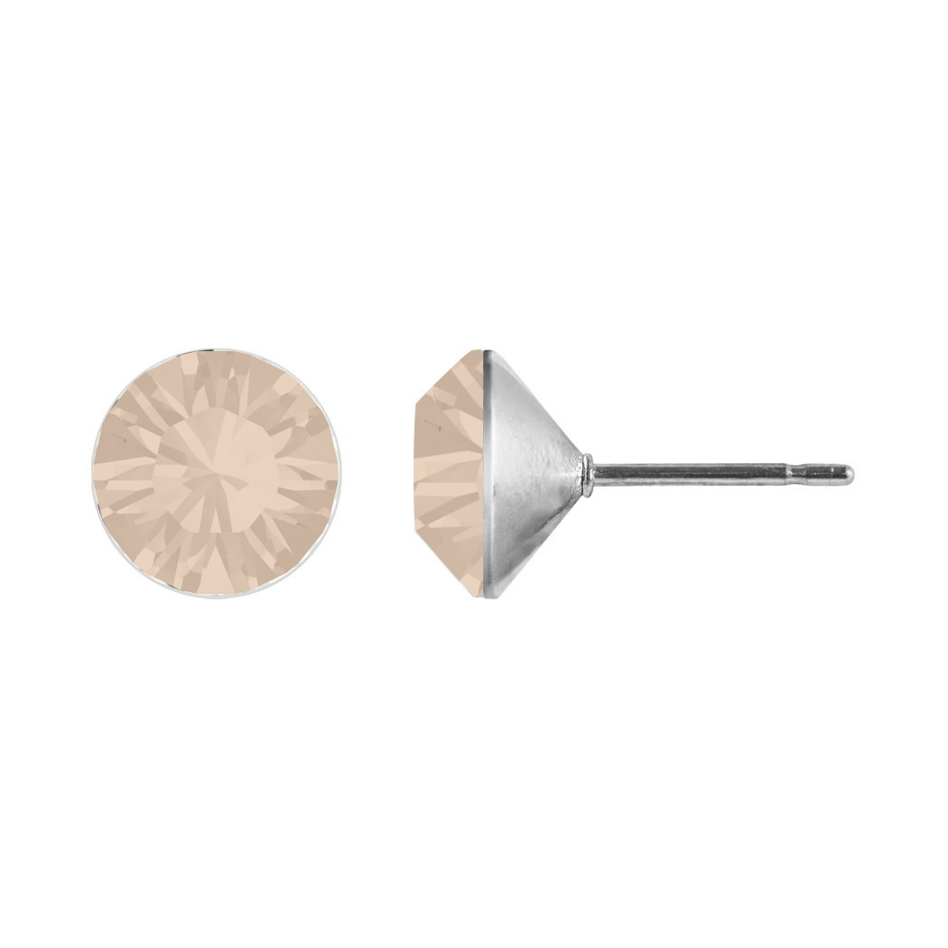 Ohrstecker Kristall 6mm in Sand Opal Ohrstecker Kristall 6mm in Sand Opal