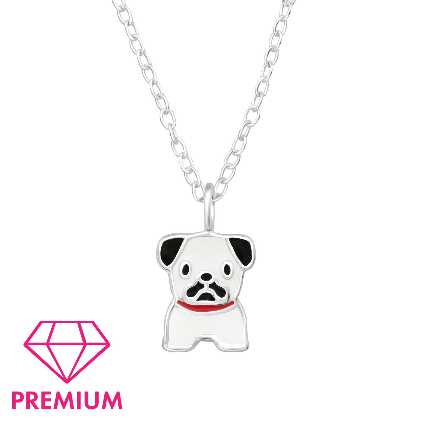 Kette Bulldogge PREMIUM 925 Silber e-coated Kette Bulldogge PREMIUM 925 Silber e-coated