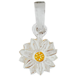 blute-anhanger-weib-925-silber-15024-42054 Blüte Anhänger weiß 925 Silber