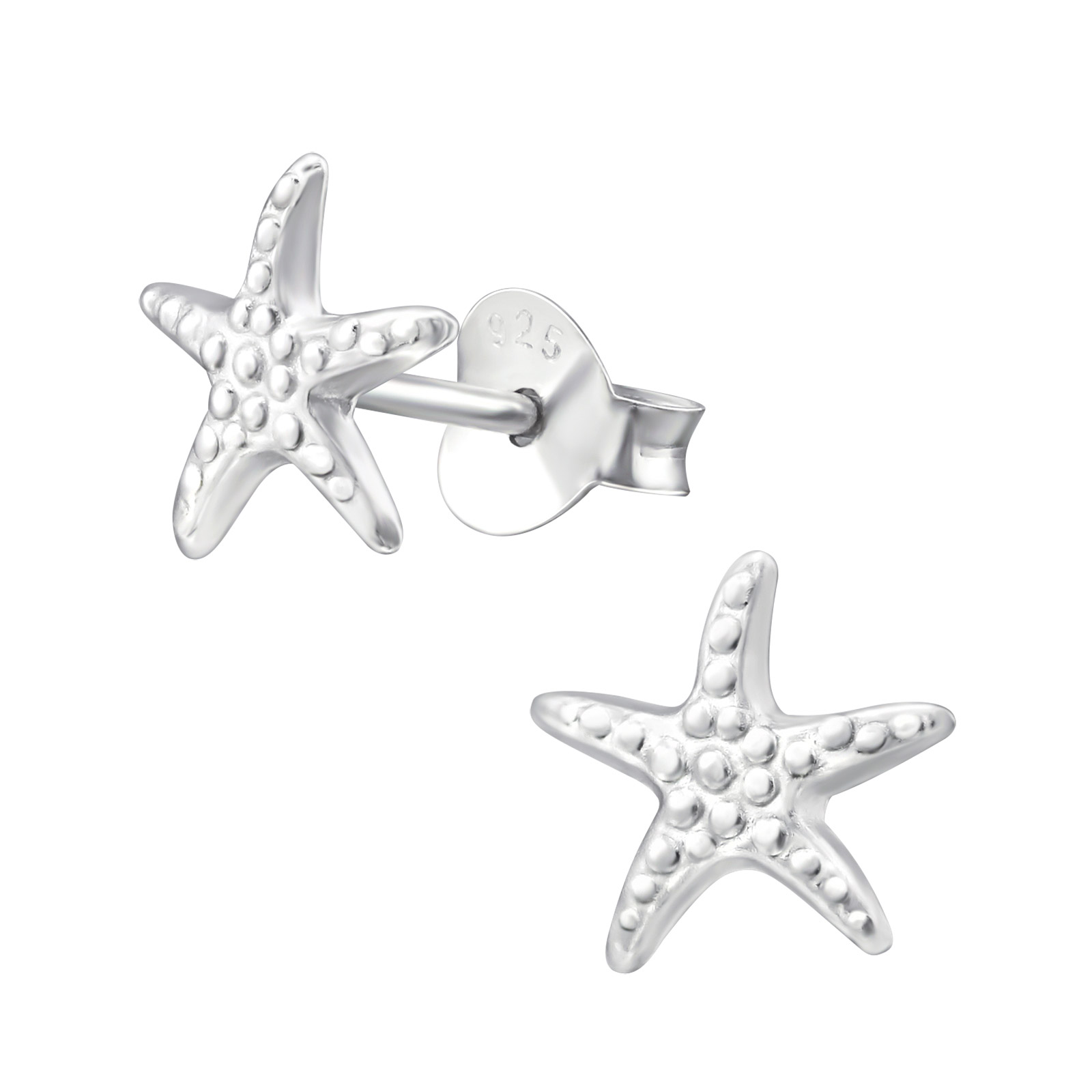 Ohrstecker kleiner Seestern 925 Silber