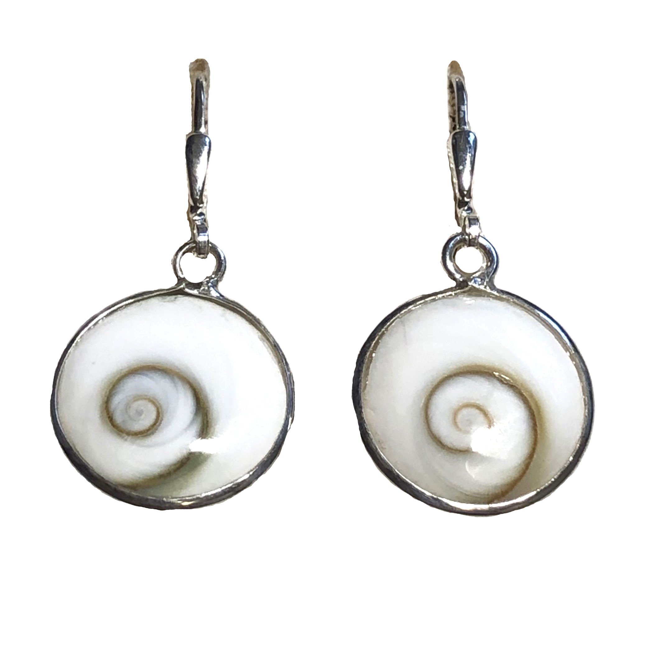Ohrhänger Shivas Eye 15  mm 925 Silber