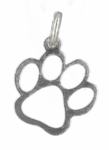 Anhänger Tatze cutout 925 Silber Anhänger Tatze cutout 925 Silber
