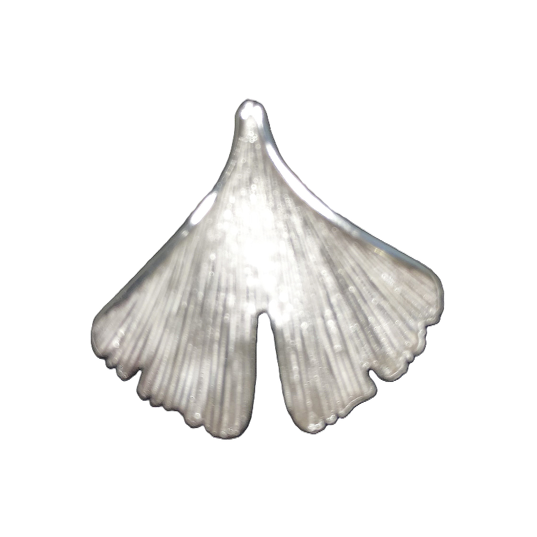 Anhänger Gingko GROSS 25 mm 925 Silber