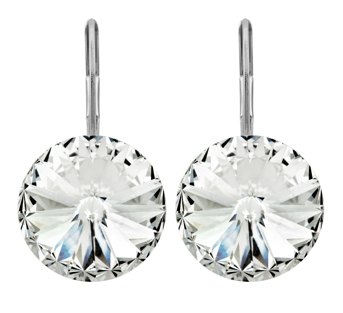 10376-4-_crystal Ohrhänger Kristall 12 mm in Crystal