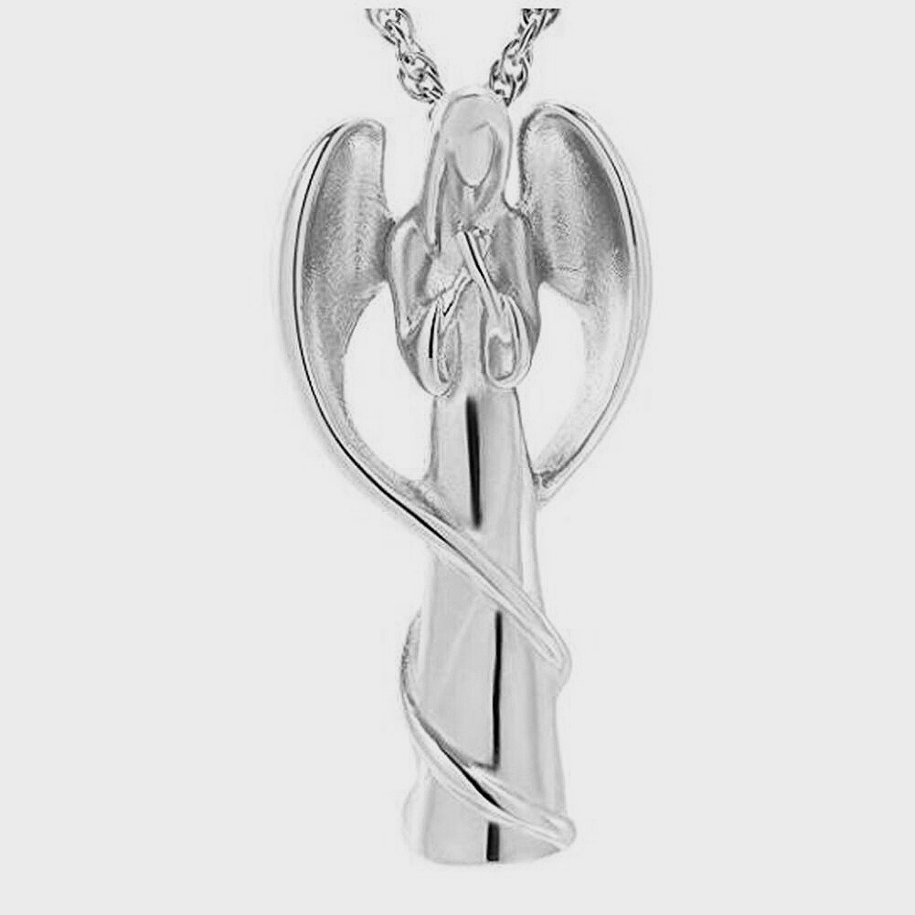 Memorial Anhänger 6x25 mm ENGEL an Kette ca. 50 cm Memorial Anhänger 6x25 mm ENGEL an Kette ca. 50 cm