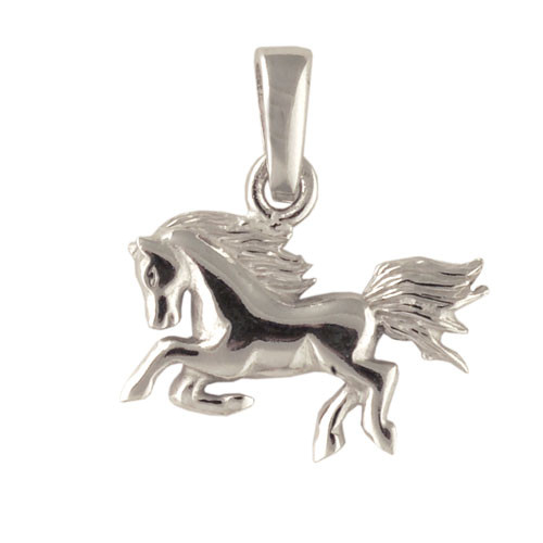 Pferd Anhänger 925 Silber | Janusch Schmuck | Kettenanhänger