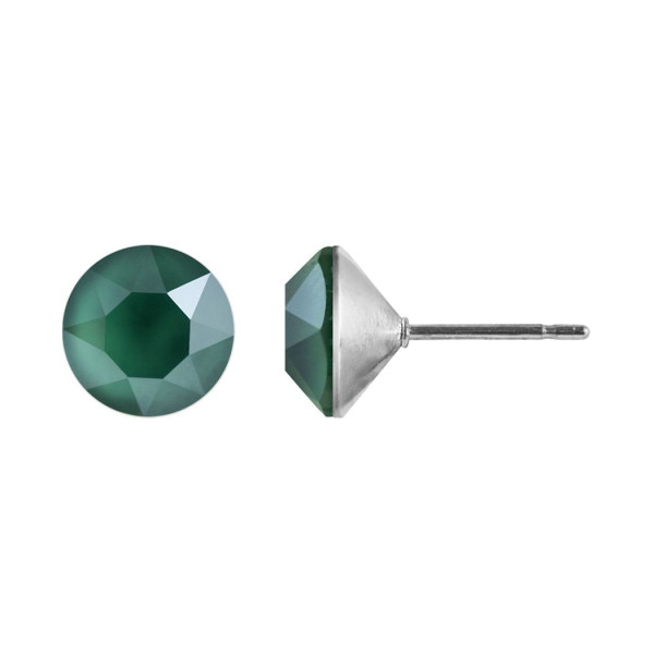 Ohrstecker Kristall 6mm in Royal Green