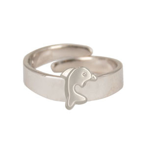 Ring Baby Delphin 925 Silber