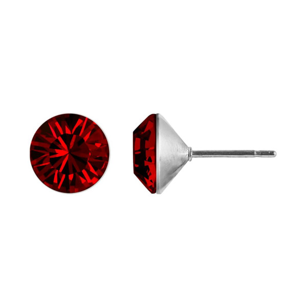 Ohrstecker Kristall 6mm in Siam