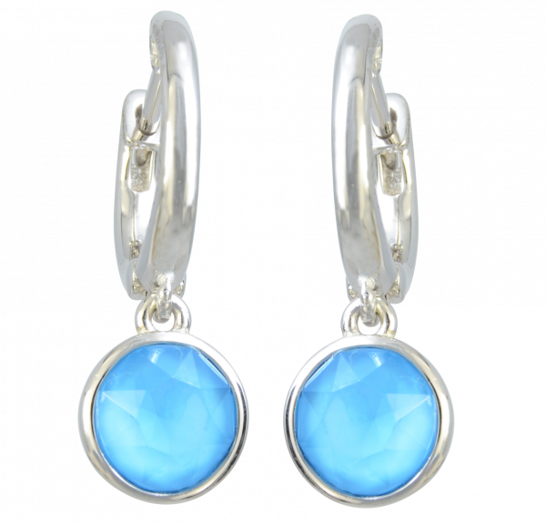 Creole "Summer Blue" 925 Silber rhodiniert