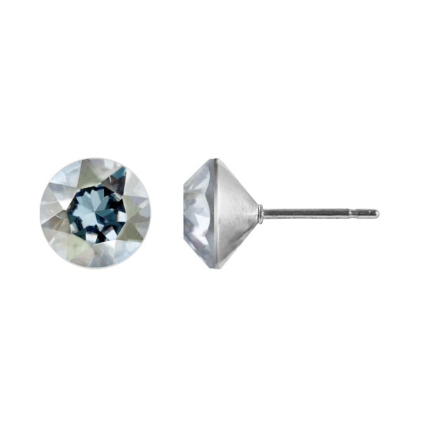 Ohrstecker Kristall 6mm in Blue Shade