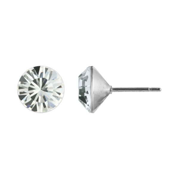 Ohrstecker Kristall 8mm in Crystal