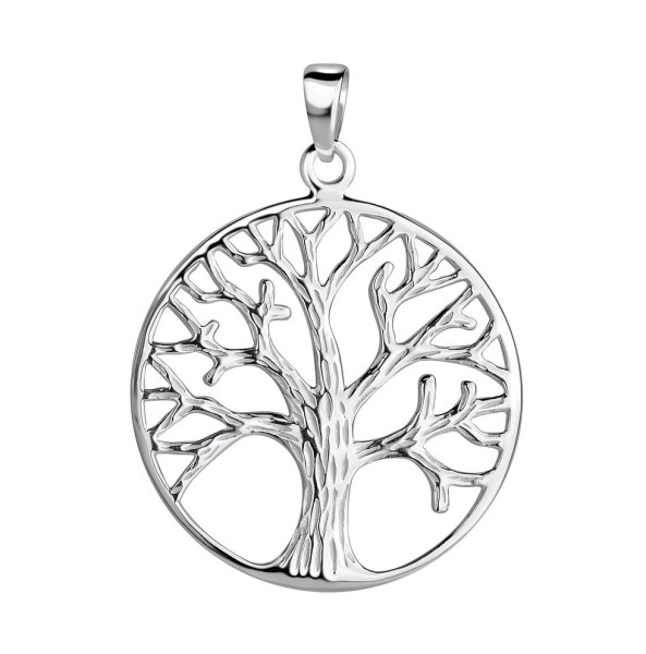 Anhänger Baum des Lebens 925 Silber 20 x 2 mm