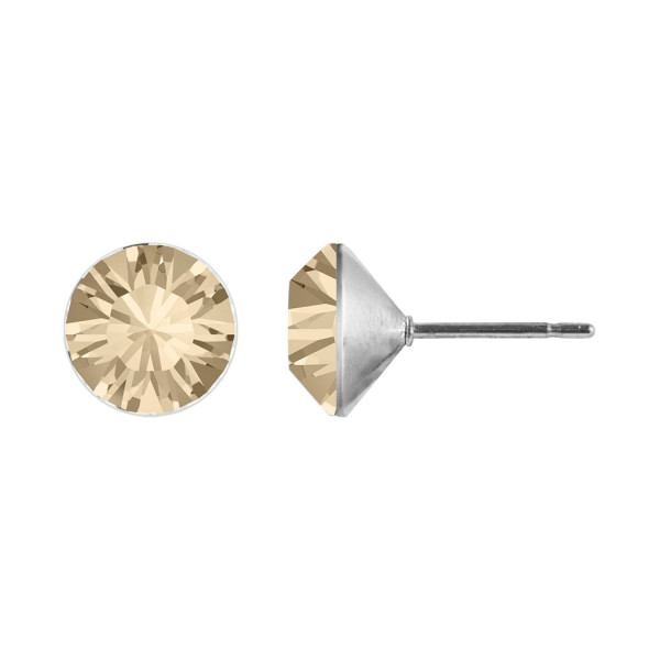 Ohrstecker Kristall 6mm in Silk
